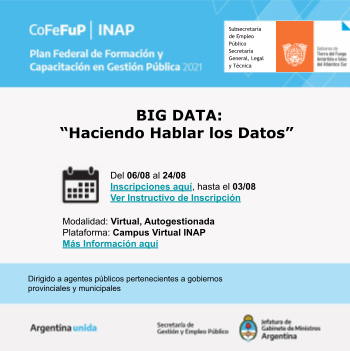 BIG DATA_ HACIENDO HABLAR LOS DATOS Agosto