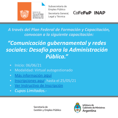 Comunicacion Gubernamental Flyer - Redes